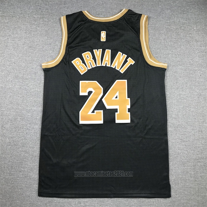 Camiseta Los Angeles Lakers Kobe Bryant #24 Select Series Oro Negro
